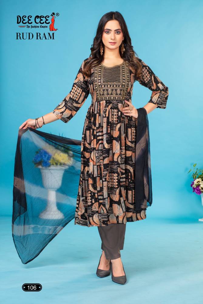 Rud Ram By Deecee Rayon Foil Printed Kurtis Wholesale Clothing Suppliers In India